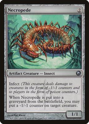 Necropede card from Scars of Mirrodin