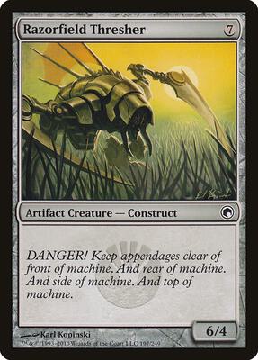 Razorfield Thresher card from Scars of Mirrodin