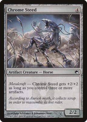 Chrome Steed card from Scars of Mirrodin