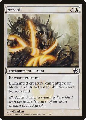 Arrest card from Scars of Mirrodin