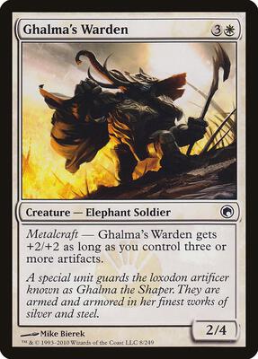 Ghalma's Warden card from Scars of Mirrodin