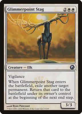 Glimmerpoint Stag card from Scars of Mirrodin