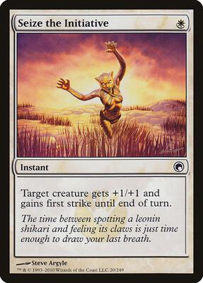 Seize the Initiative card from Scars of Mirrodin