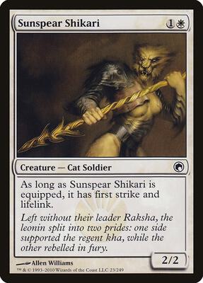 Sunspear Shikari card from Scars of Mirrodin