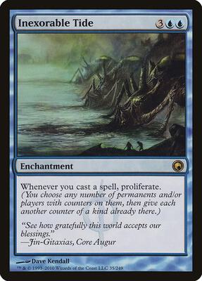 Inexorable Tide card from Scars of Mirrodin