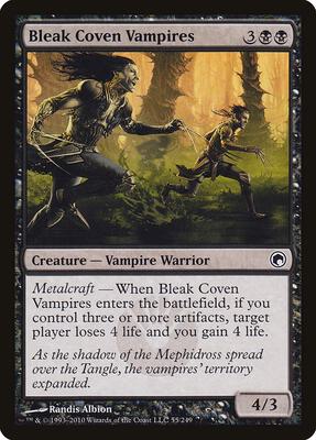Bleak Coven Vampires card from Scars of Mirrodin