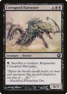 Corrupted Harvester card from Scars of Mirrodin