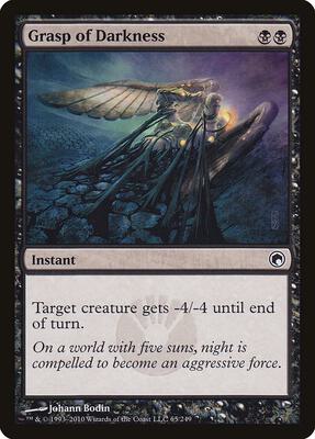 Grasp of Darkness card from Scars of Mirrodin