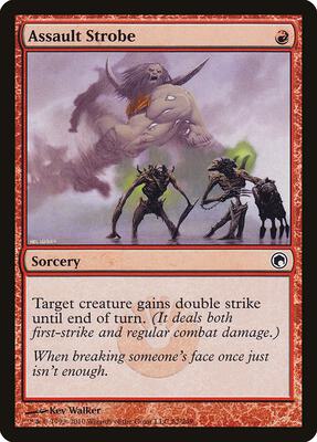 Assault Strobe card from Scars of Mirrodin