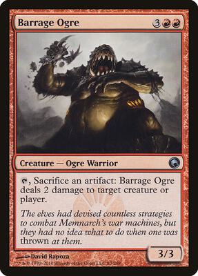 Barrage Ogre card from Scars of Mirrodin