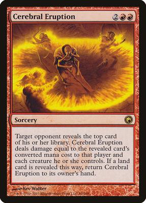 Cerebral Eruption card from Scars of Mirrodin