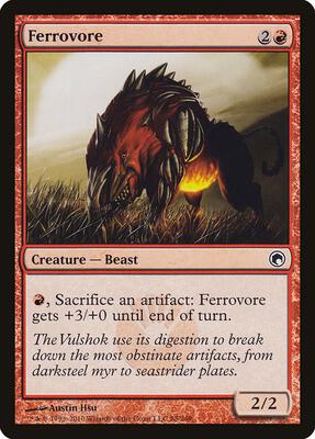 Ferrovore card from Scars of Mirrodin