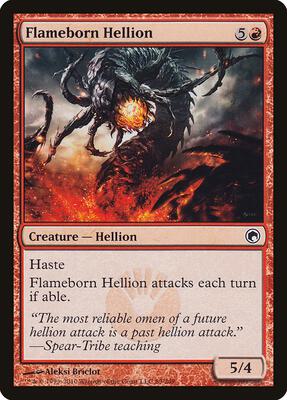 Flameborn Hellion card from Scars of Mirrodin