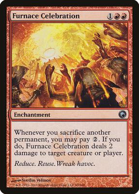Furnace Celebration card from Scars of Mirrodin