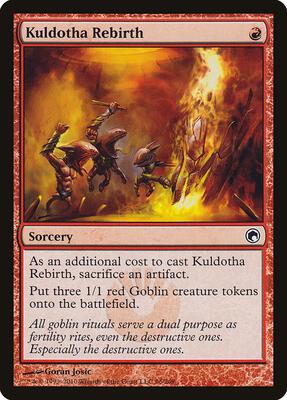 Kuldotha Rebirth card from Scars of Mirrodin
