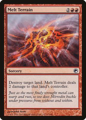 Melt Terrain card from Scars of Mirrodin