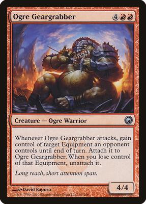 Ogre Geargrabber card from Scars of Mirrodin