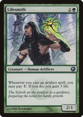 Lifesmith card from Scars of Mirrodin