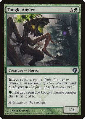 Tangle Angler card from Scars of Mirrodin