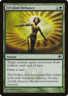Tel-Jilad Defiance card from Scars of Mirrodin