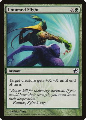 Untamed Might card from Scars of Mirrodin