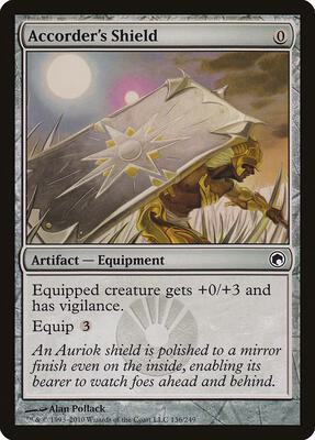 Accorder's Shield card from Scars of Mirrodin