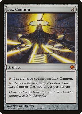 Lux Cannon card from Scars of Mirrodin