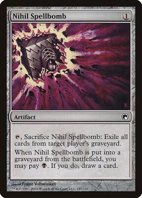 Nihil Spellbomb card from Scars of Mirrodin