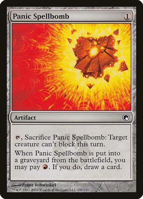 Panic Spellbomb card from Scars of Mirrodin