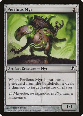 Perilous Myr card from Scars of Mirrodin