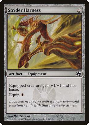 Strider Harness card from Scars of Mirrodin