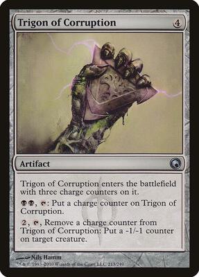Trigon of Corruption card from Scars of Mirrodin