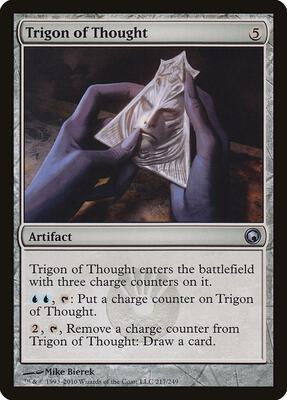 Trigon of Thought card from Scars of Mirrodin