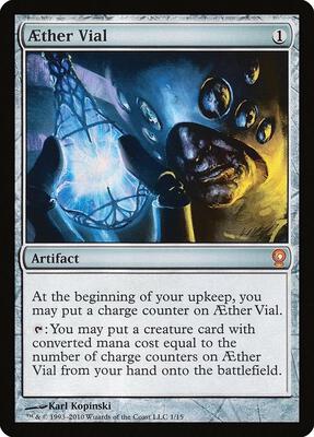 Aether Vial card from From the Vault: Relics