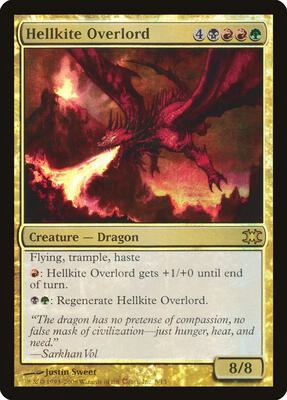 Hellkite Overlord card from From the Vault: Dragons