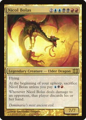 Nicol Bolas card from From the Vault: Dragons