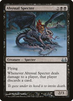 Abyssal Specter card from Duel Decks: Divine vs. Demonic
