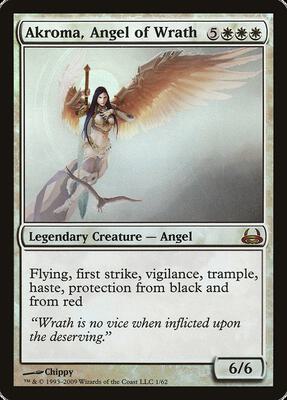 Akroma, Angel of Wrath card from Duel Decks: Divine vs. Demonic