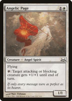 Angelic Page card from Duel Decks: Divine vs. Demonic
