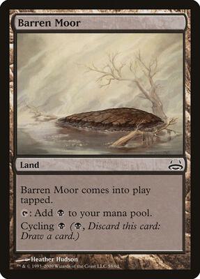 Barren Moor card from Duel Decks: Divine vs. Demonic