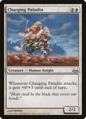 Charging Paladin card from Duel Decks: Divine vs. Demonic