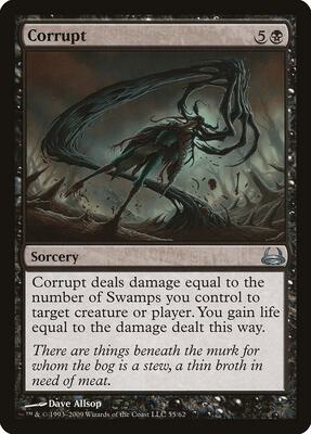 Corrupt card from Duel Decks: Divine vs. Demonic