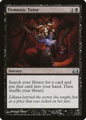 Demonic Tutor card from Duel Decks: Divine vs. Demonic