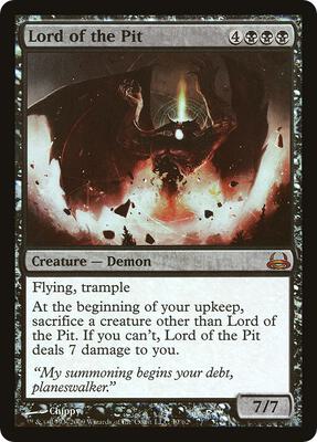 Lord of the Pit card from Duel Decks: Divine vs. Demonic