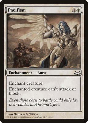 Pacifism card from Duel Decks: Divine vs. Demonic