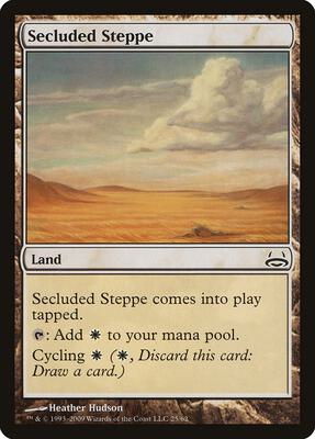 Secluded Steppe card from Duel Decks: Divine vs. Demonic