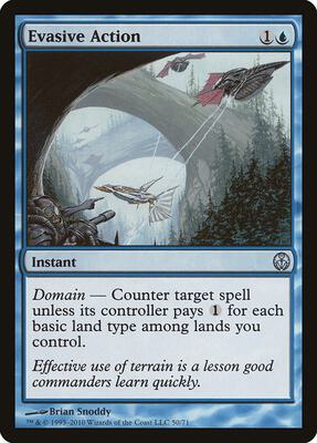 Evasive Action card from Duel Decks: Phyrexia vs. the Coalition