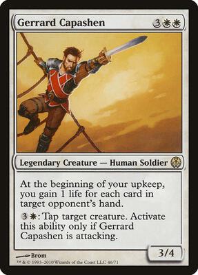 Gerrard Capashen card from Duel Decks: Phyrexia vs. the Coalition
