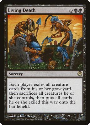 Living Death card from Duel Decks: Phyrexia vs. the Coalition