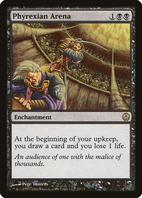 Phyrexian Arena card from Duel Decks: Phyrexia vs. the Coalition